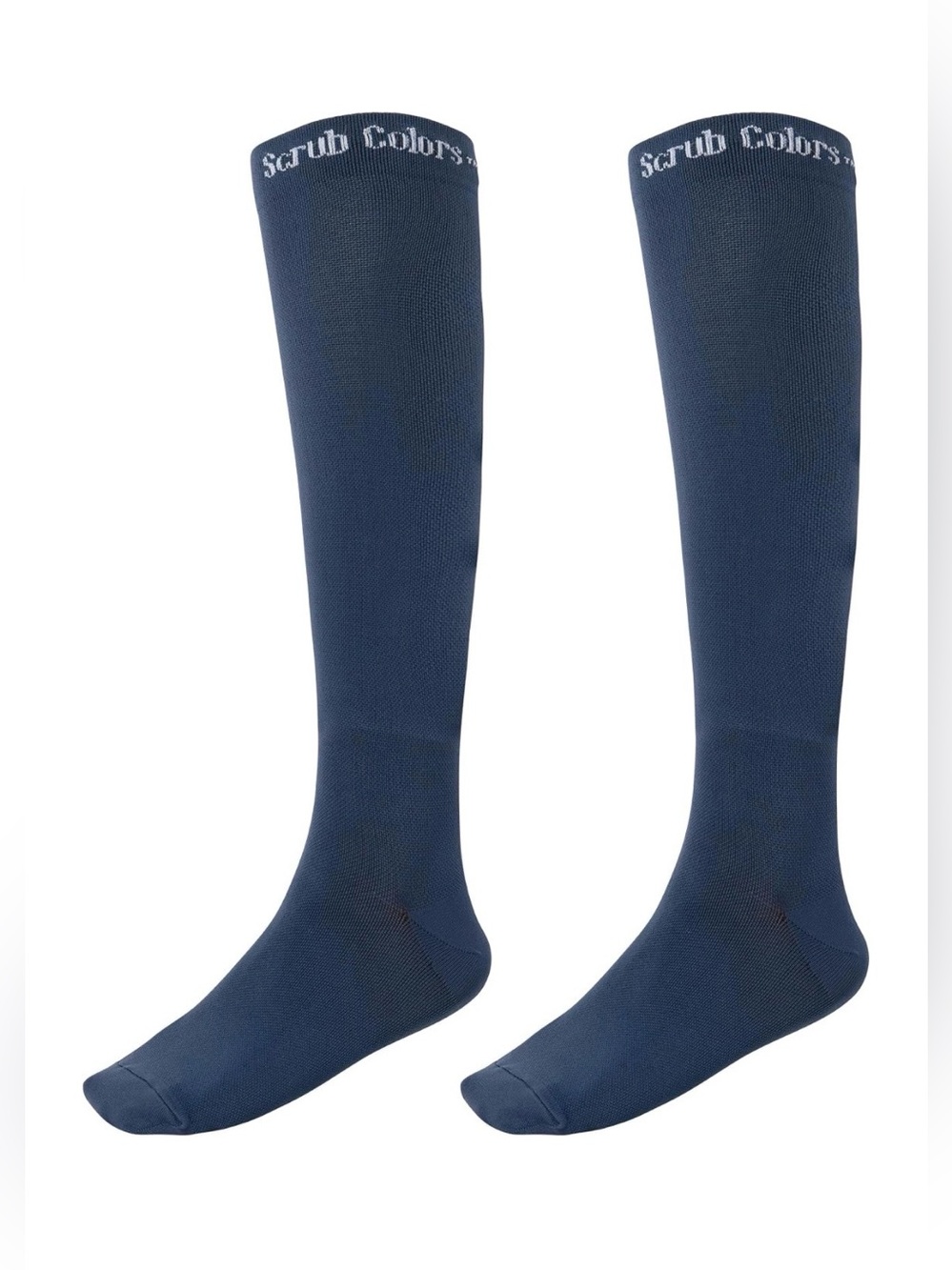 Scrub Colors™ Compression Socks 8-15mmHg Navy Blue Small-Medium NIP Unisex